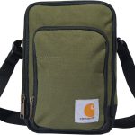 Carhartt Zip， Durable， Adjustable Crossbody Bag with Zipper Closure， Brown， One Size